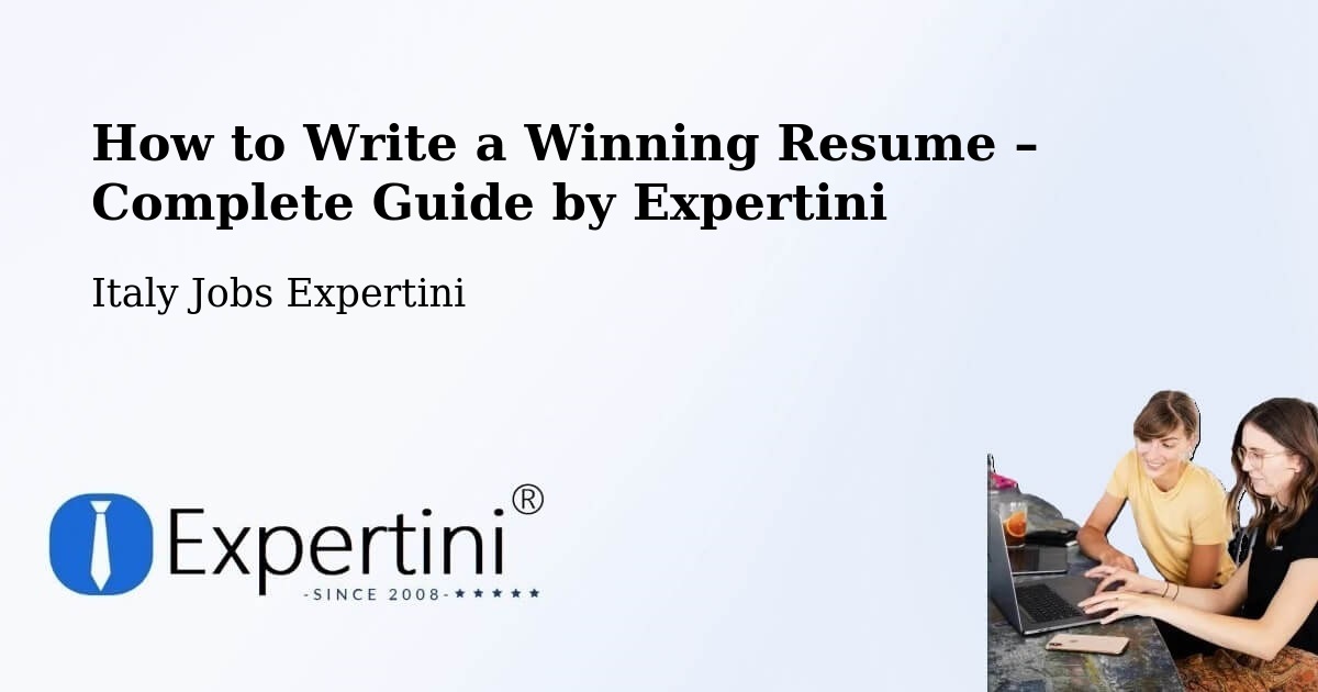 Resume Writing Guide for Job Seekers – Marino - Marino, Italy Jobs Expertini